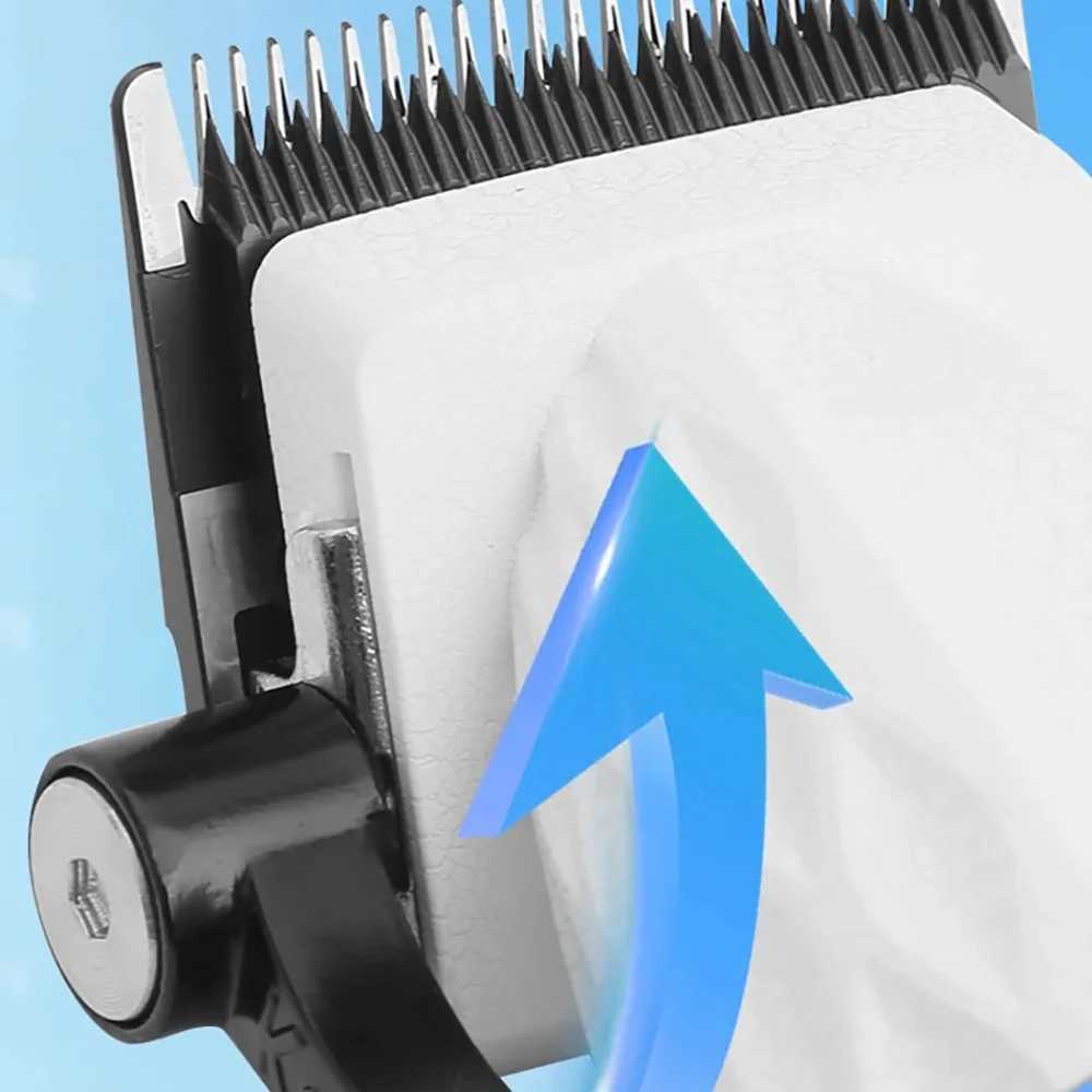 Kemei Professional Barber Hair Clipper with DLC Blade Cordless Electric Hair Trimmer Rechargeable Hair Cutting Machine 8800RPM R250926