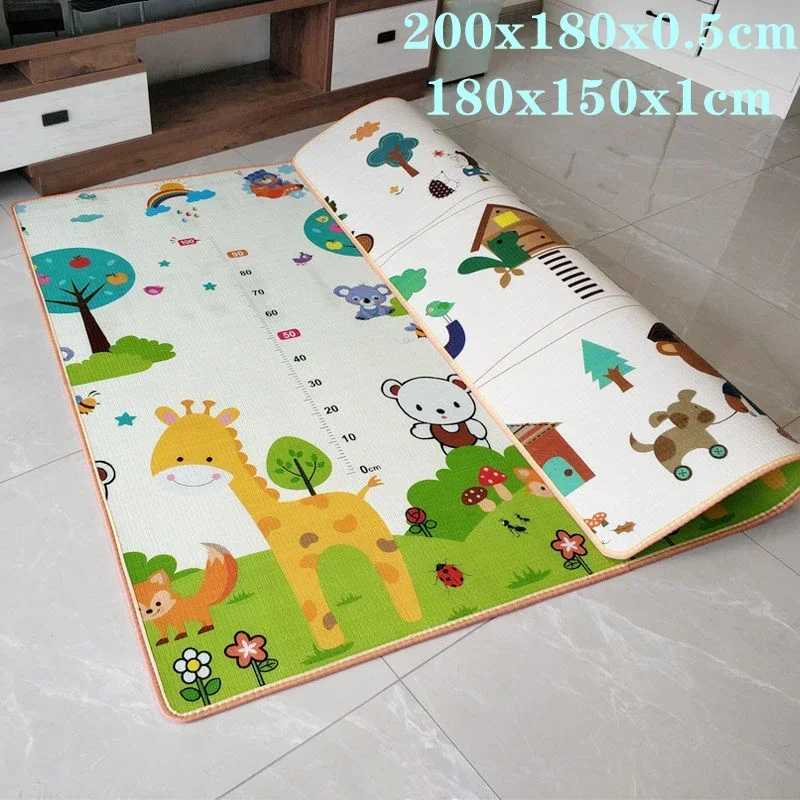 Thickening Large Size Baby Play Mat Toy for Children Safety Rug Playmat Developing Mat Baby Room Crawling Pad Folding Mat Carpet C250926