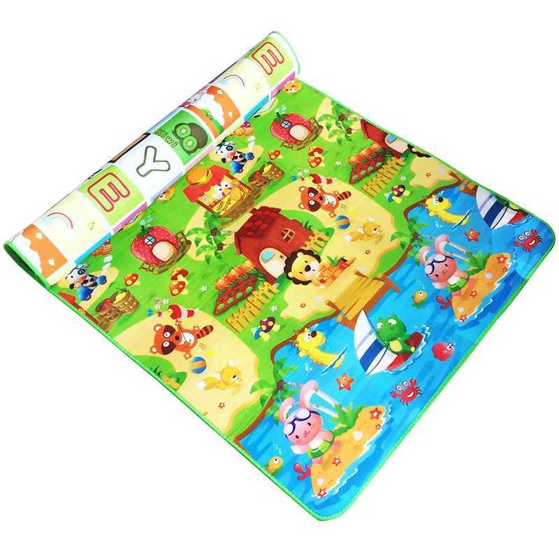 180120cm Baby Play Mat Children Puzzle Toy Crawling Carpet Kids Rug Game Activity Gym Developing Rug Eva Foam Soft Floor C250926