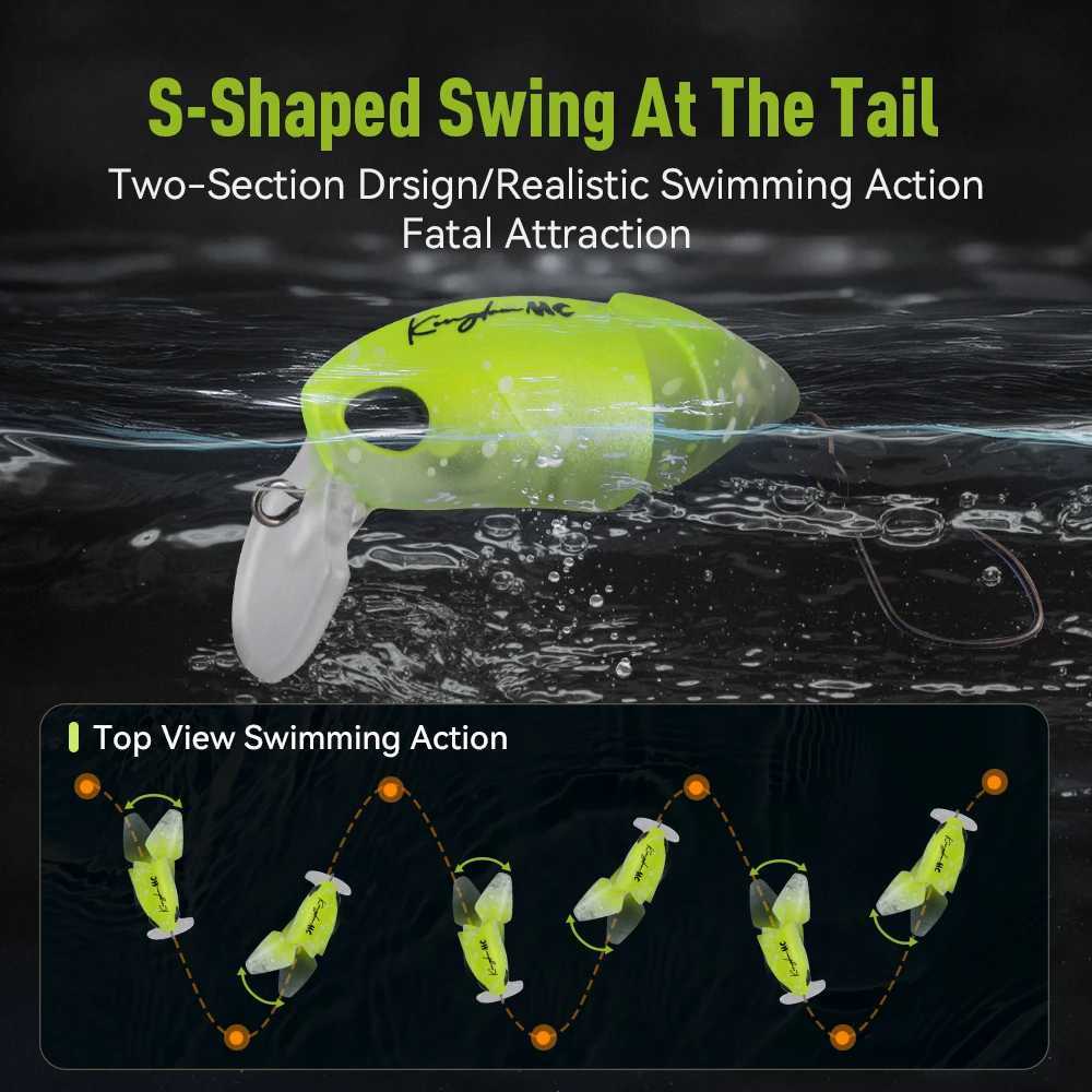 Kingdom Micro Expert Fishing Lure 23g 37mm Jointed Floating Minnow Artificial Hard Bait Swimbait Topwater Crankbait Trout lure W250926