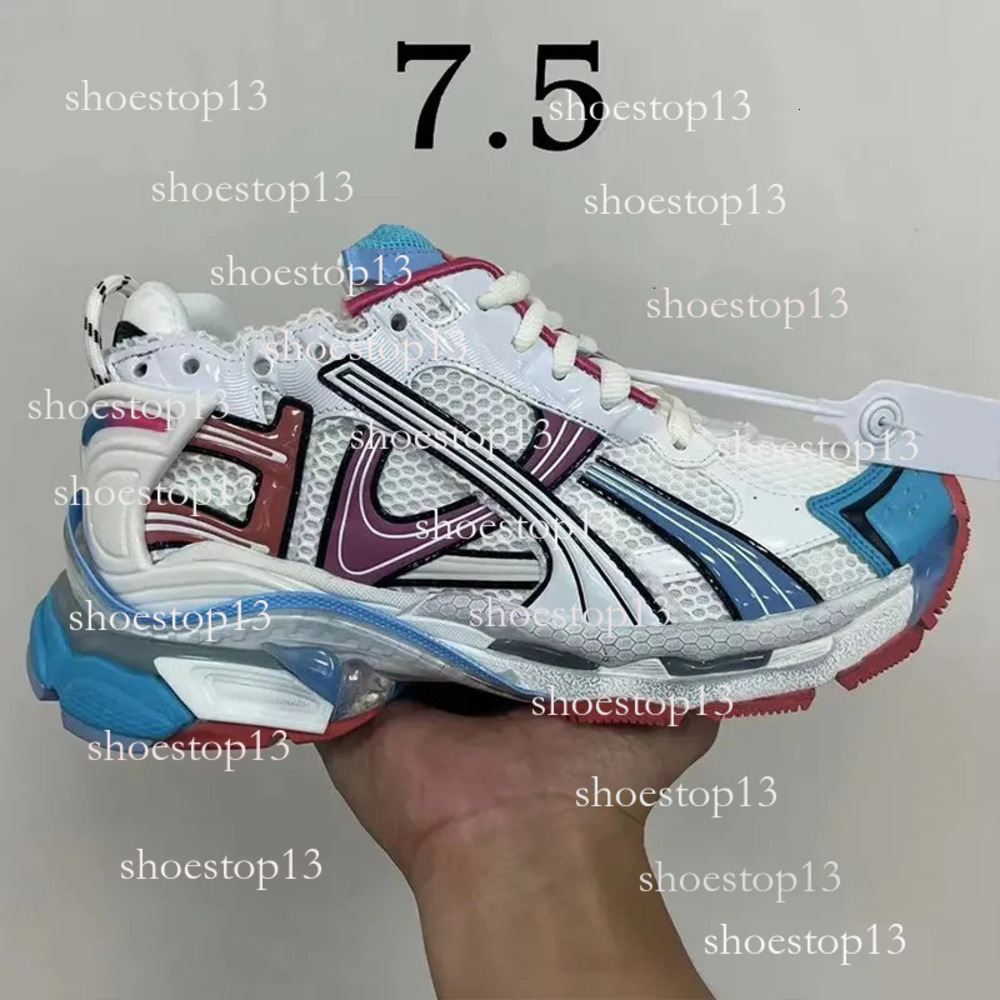Designer Runners 7.0 7.5 Track 3.0 Men Women Runner White Blue Triple Black Colorful Heels Tracks Plateform Shoes Trainers Sneakers Size 35-46 3e7