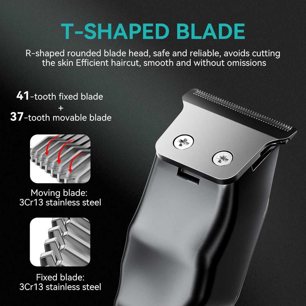 KENSEN S2 Hair Clippers for Men Cordless Beard Trimmer Hair Trimmers Set 6800RPM Shaver Hair Cutting Machine Clippers for Barber R250926