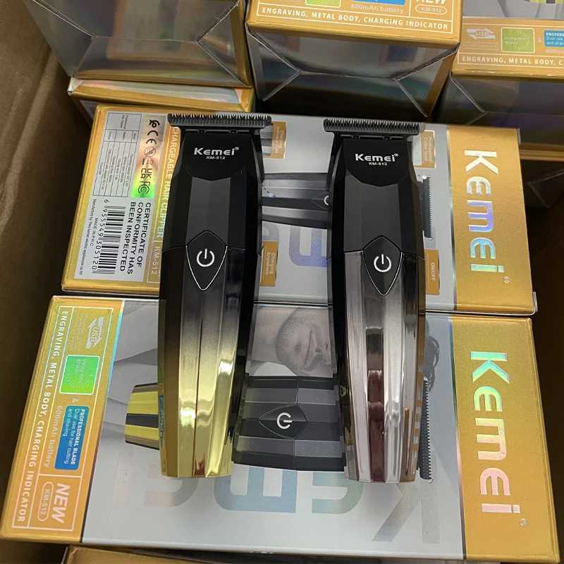 KM512 Hair Clipper Electric Thruster USB Charging High Speed Oil Head Carving and Cutting Electric Hair Clipper for Hair Salon R250926