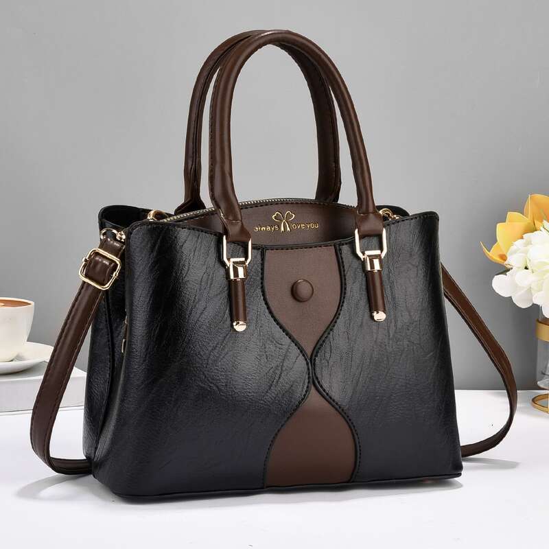 Fashion Brand Handbag Single Shoulder Crossbody Trendy Popular Style Simple and Elegant Mom's Women's Bag Large Capacity
