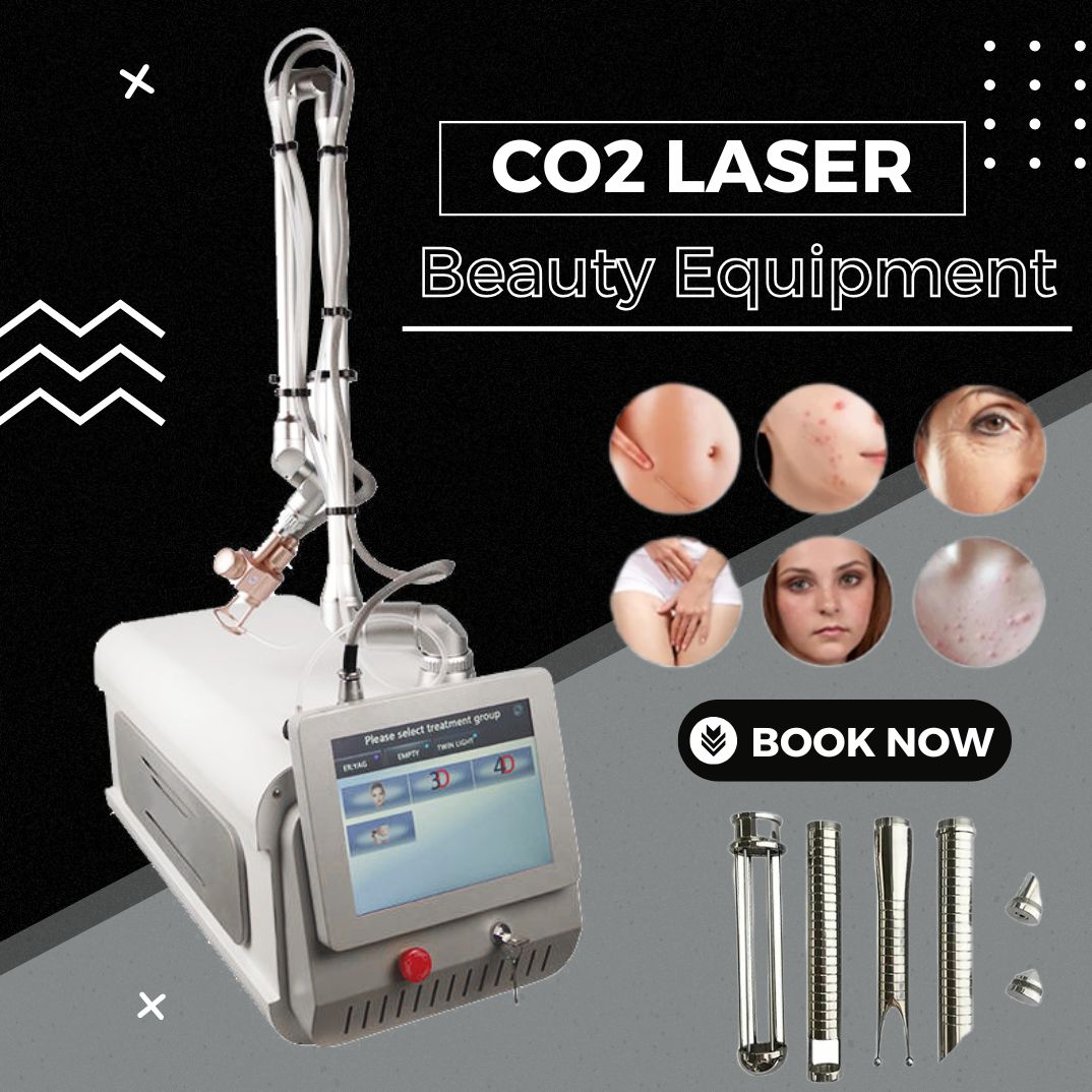 CO2 Laser Skin Rejuvenation Machine Acne Scar Removal Stretch Mark Reduction Wrinkle Treatment Vaginal Tightening Device For Beauty Salon And Dermatol