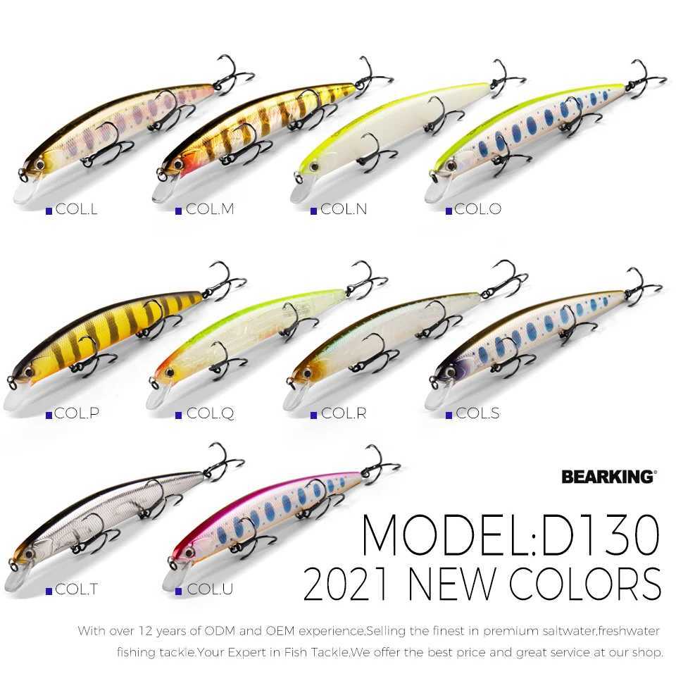 BEARKING 13cm 21g SP Depth18m Top Wobbr Hard Bait Quality fional Minnow for Fishing Tack W250926