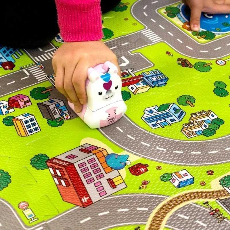 9pcslot Baby Play Mat Children Rug Soft Floor Toys Road Traffic Soft Floor Home Decor EVA Kids Foam Puzzles Kids Carpet Playmat Y2509261
