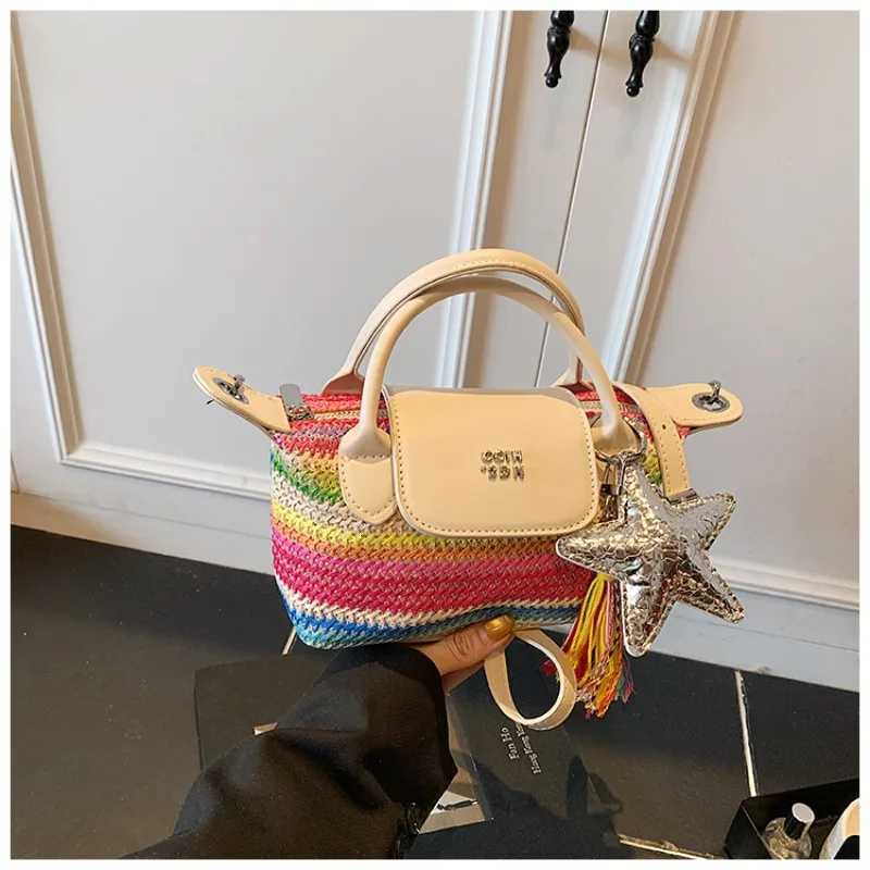Niche Casual Crossbody Bag with Sleek Style Trendy HighEnd Design for Girls Sweet Retro Daily Outfits Everyday LooksW250926