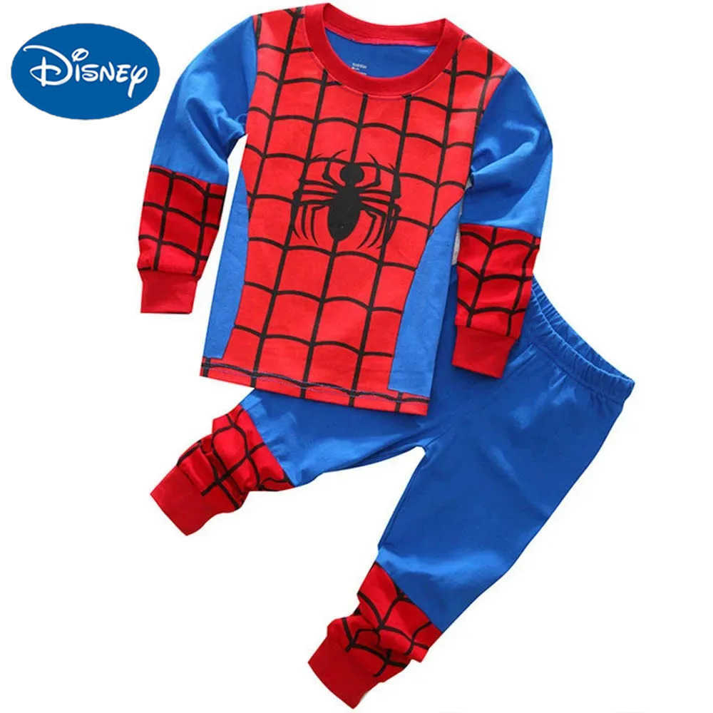 Disney New Spring Autumn Childrens Clothing Sets Minnie Many Styles Girl Sleepwear Kids Pajamas Set Baby Girls Cotton Cartoon Pyjamas H250926