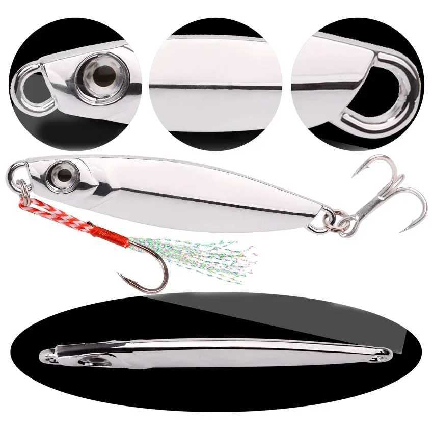 Cast Metal Jig Fishing Lure 5PC 60100g Fishing Hard Artificial Bionics Bait For Tuna Bass Saltwater Slow Jigging Fishing Tack W250926