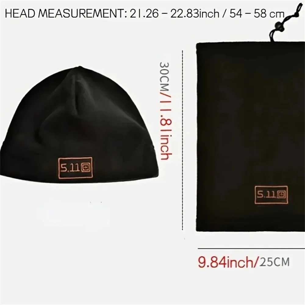 Winter Warm Outdoor Fleece Hat Scarf Thickened Autumn and Winter Men and Women Coldproof Warm Mountaineering Riding Mask Set Z250926