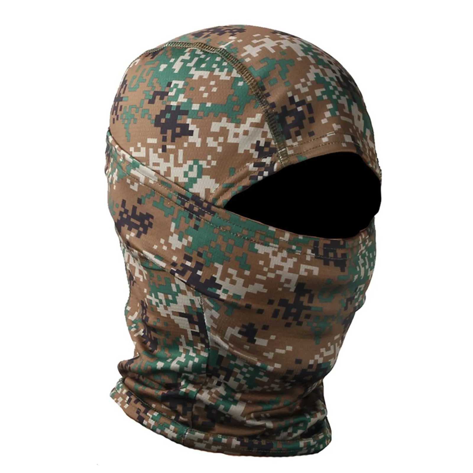 26 Colors Military Balaclava Outdoor ThinFleece Cycling Snowboard Hood Protection Army Tactical Camo Hats Head Face Cover Z250926