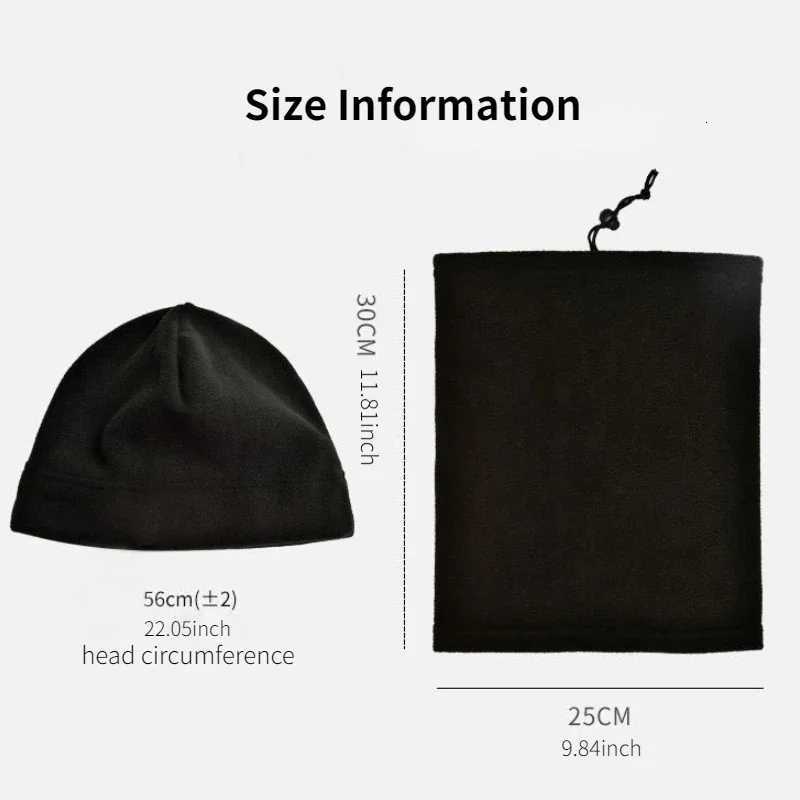 Winter Polar Coral Fleece Balaclava Men Face Mask Neck Warmer Beanies Thermal Head Cover Tactical Sports Scarf Ski s Z250926