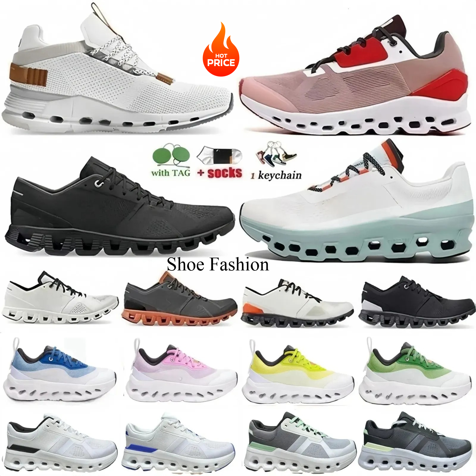 designer ocloudes Womens Shoes occloudtilt running shoes men women casual shoes Form Pink White Pearl Tennis Shoe Iron Hay Black Sneakers For Outdoor Sports 80D