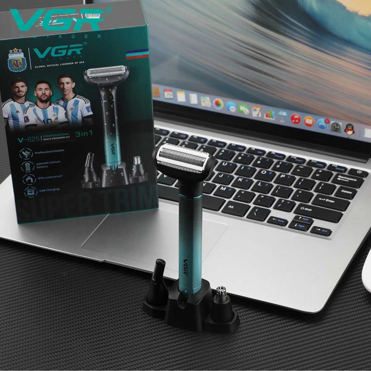 625 3in1 Mens Personal Hair Trimming Set Rechargeable Professional Foil Shaver Portable Nose Hair Ear Hair Eyebrow Trimmer R250926