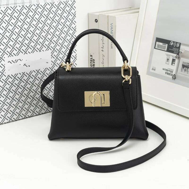 Designer Bags New Genuine Small Square Natural Cowhide Women's Handbag, Luxurious Commuting Mini Crossbody Bag, Soft Leather Hot Selling