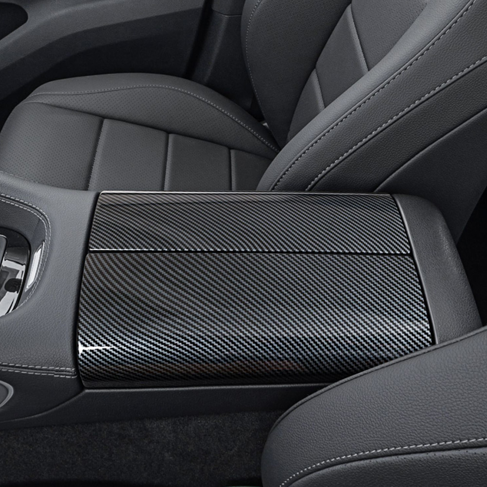 Car Center Console Armrest Box Cover Trim Carbon Fiber Protector for Mercedes Benz GLS X167 GLE W167 GLE53 Coupe C167 450 350 63 53 AMG Interior Acces