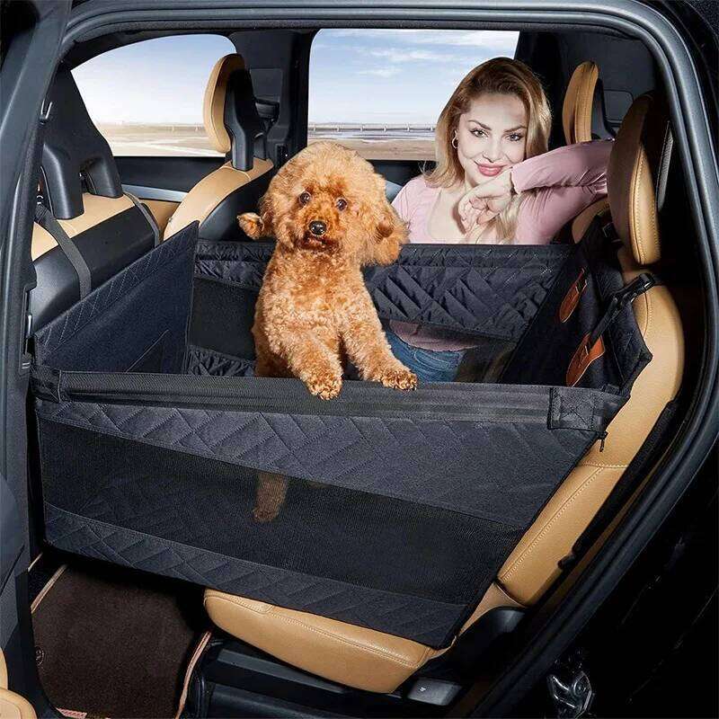 designer brand inch Double Zipper Car Pet Seat Pad Waterproof Dirt Resistant Suitable Multiple Models Solid Color Cars Rear Seats Cushion