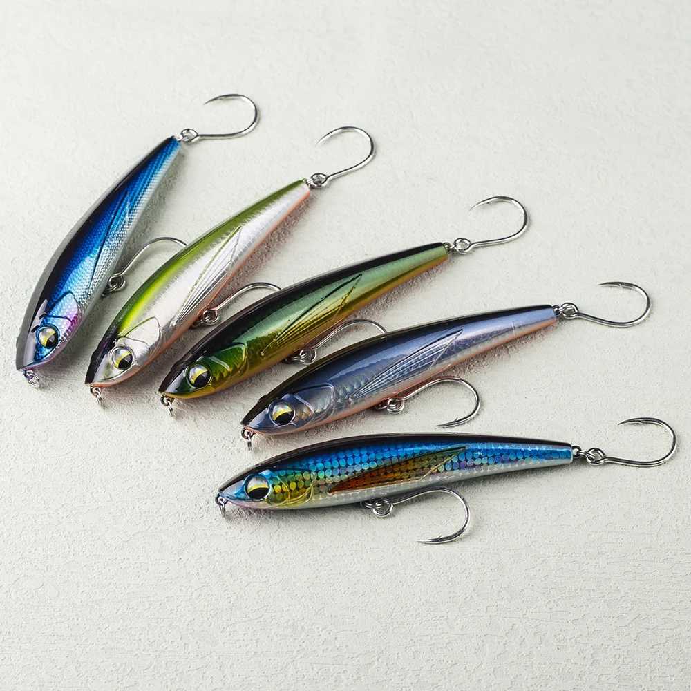 CCLTBA Quality Pencil Hard Baits 12cm 50g Sinking Artificial Sea Fishing Lure Wobb Walk the Dog Saltwater Lures Trolling Bait W250926