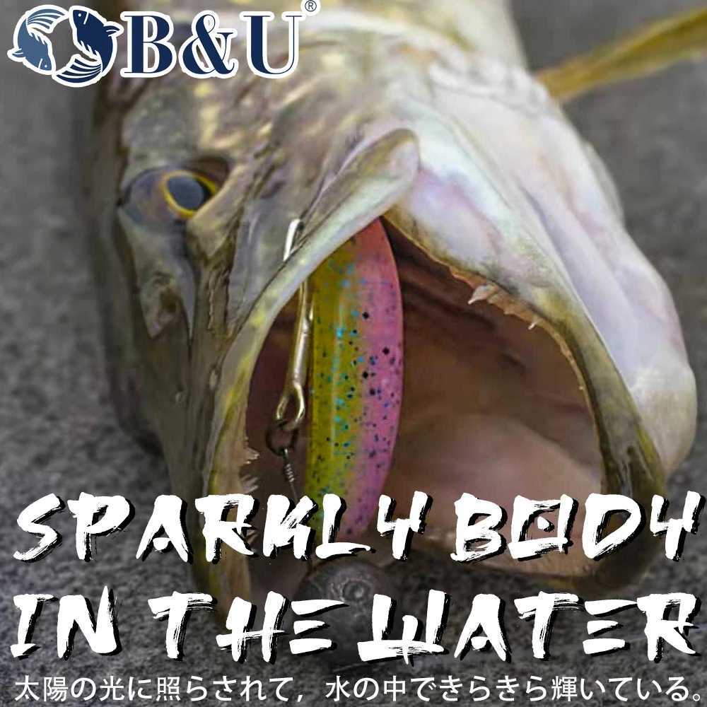 BU Easy Shiner Soft Bait 100mm Big Trout Baits Lure Wobbrs Iscas Artificial Pesca Silicone plastic Swimbait W250926