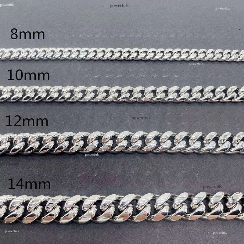 Wholesale Gold Plating Sier Moissanite Miami Link Hip Hop Jewelry Iced Out Necklace Cuban Chain For Men