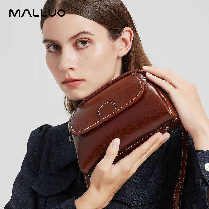 Female Fashionable Versatile Shoulder Shell Handbags Women's Cow Genuine Leather Crossbody Small Bags Ladies Casual Phone Bag Suotong2509
