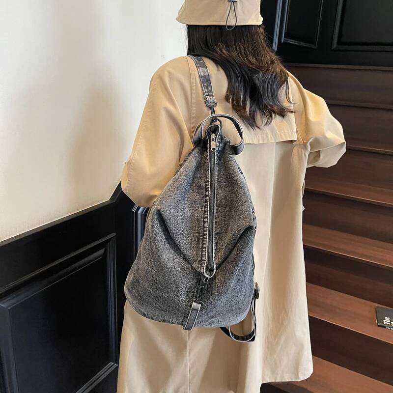 Women's Cloth Small Soft Backpacks Summer Design New Backpack for Teens Girls School Bag Travel Back Packs