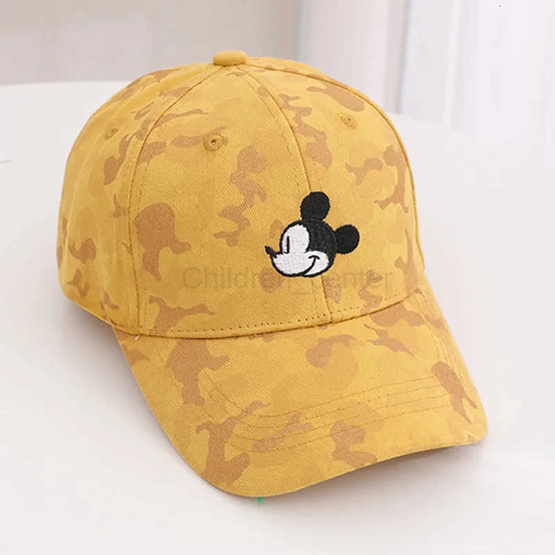 Disney Hot Sale Childrens Mickey Cap Cotton Cartoon Baseball Cap For Kids Girls Boys Hat H250926