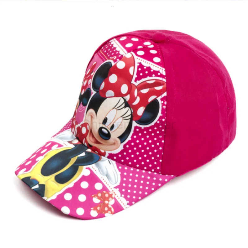 Disney Baby Baseball Hat Kids Boys Sun Mickey Minnie Cap Summer Baby Sun Hat Soft Children Peaked Cap Infant Adjustable Visor Cap H250926