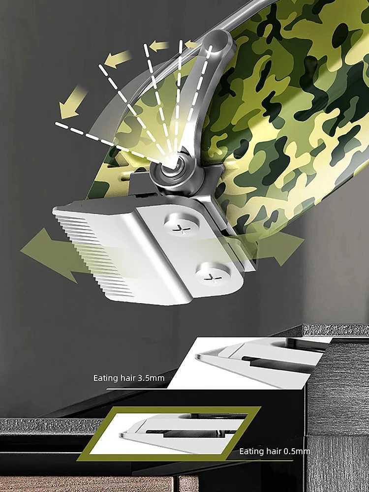 Kemei KM1926 USB Charging Professional Electric Trimmer LCD Display Rechargeable Hair Clipper Rechargeable Hair Cutting Machine R250926