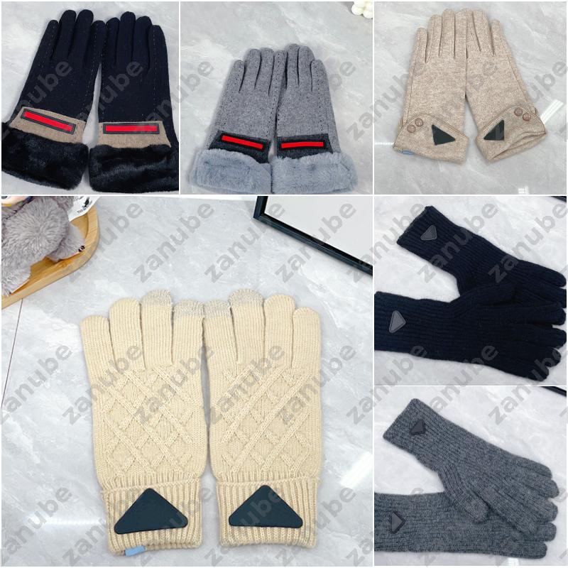 Designer Mens And Womens Gloves 2025 Winter Fashion Classic Warm Gloves High Quality Daily Versatile Couple Finger Gloves