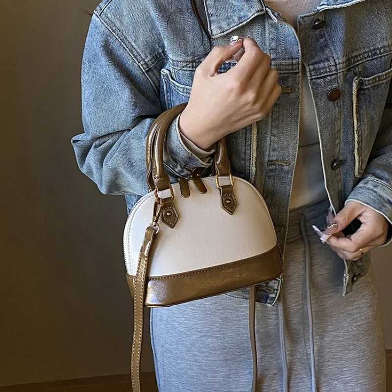 Premium HighEnd Minimalist Vintage Leather Crossbody Bag For Stylish Women Casual Everyday Use With Solid ColorW250926