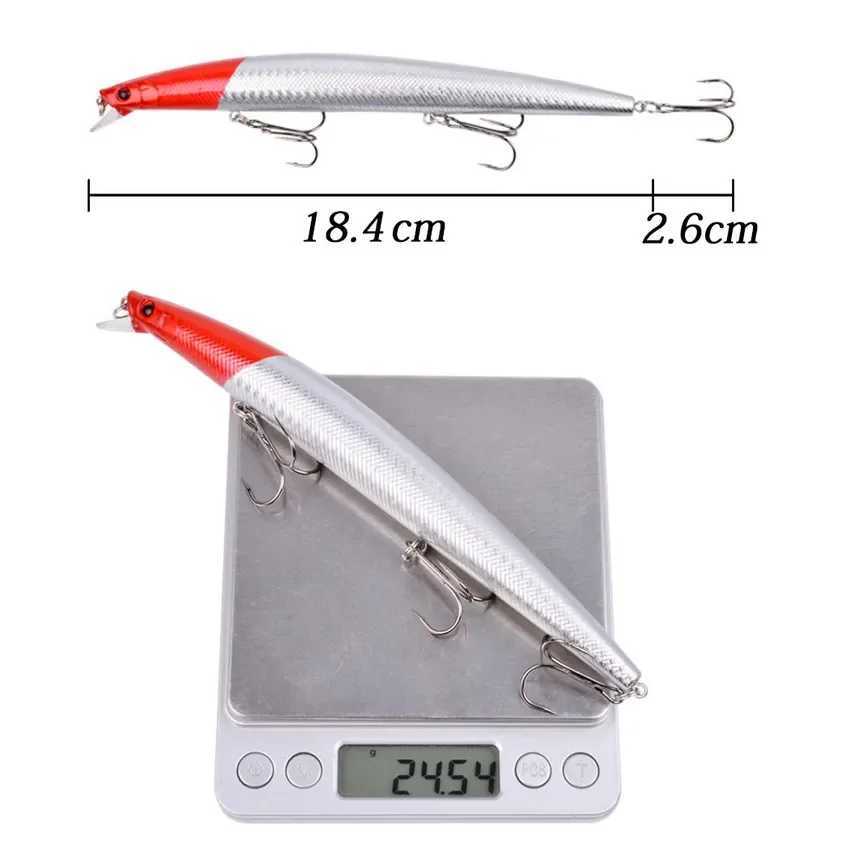 10pcs Big Laser Minnow Fishing Lure Set 180mm 26g Hard Bait Crankbait Isca Artificiais Pesca Sea wobbr Swimming Baits W250926