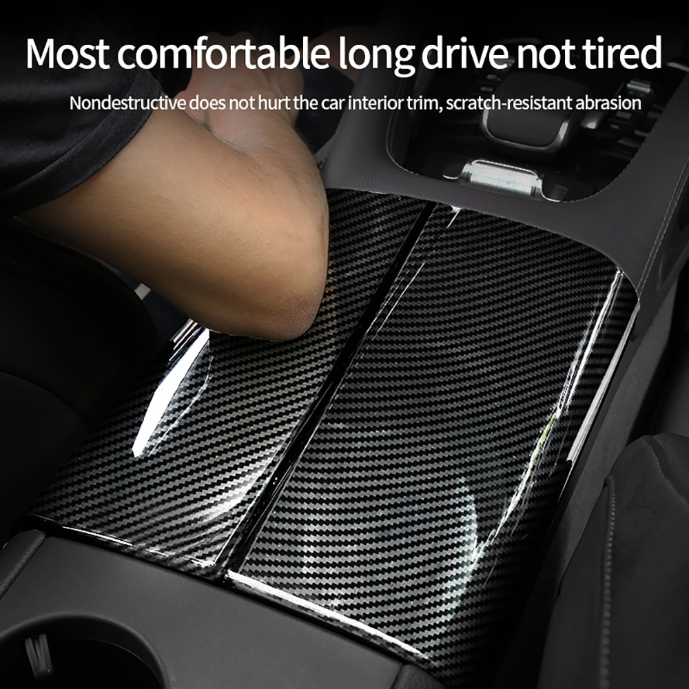 Car Center Console Armrest Box Cover Trim Carbon Fiber Protector for Mercedes Benz GLS X167 GLE W167 GLE53 Coupe C167 450 350 63 53 AMG Interior Acces