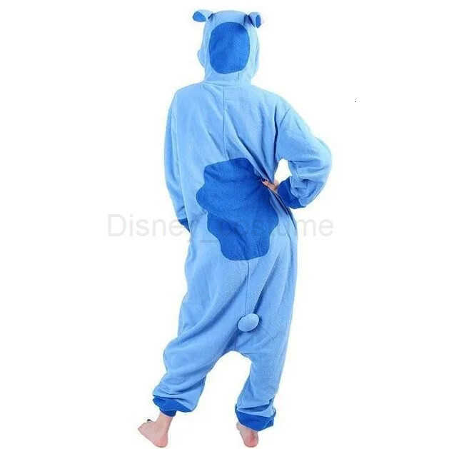 Disney New Lilo Stitch Pajamas Cartoon Plush Kigurumi Onesies Winter Warm Clothes Parenting For Boys Girls Christmas Gift H250926