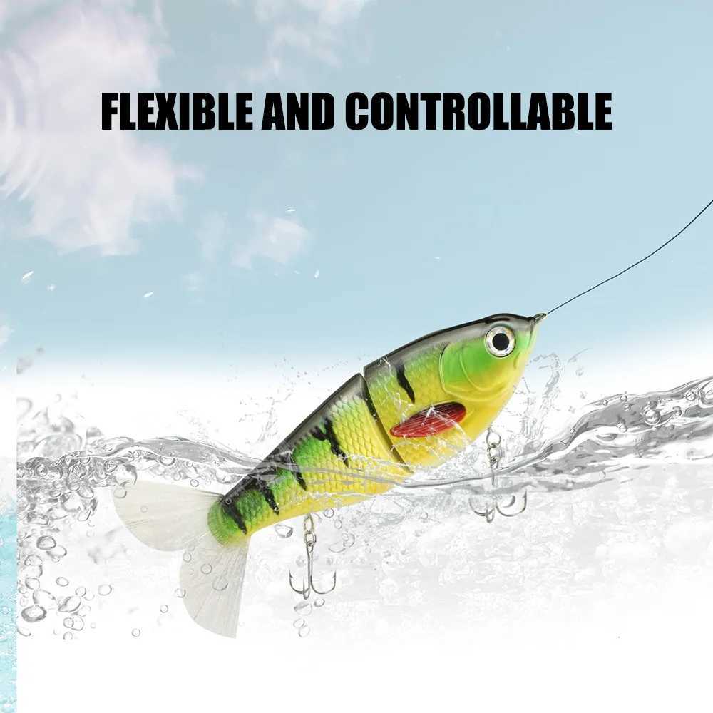 Sinking Swimbait 175mm 70g Multi Jointed Bait Glider Trolling Artificial Hard Bait Pike Lure Bass Fishing Tack W250926