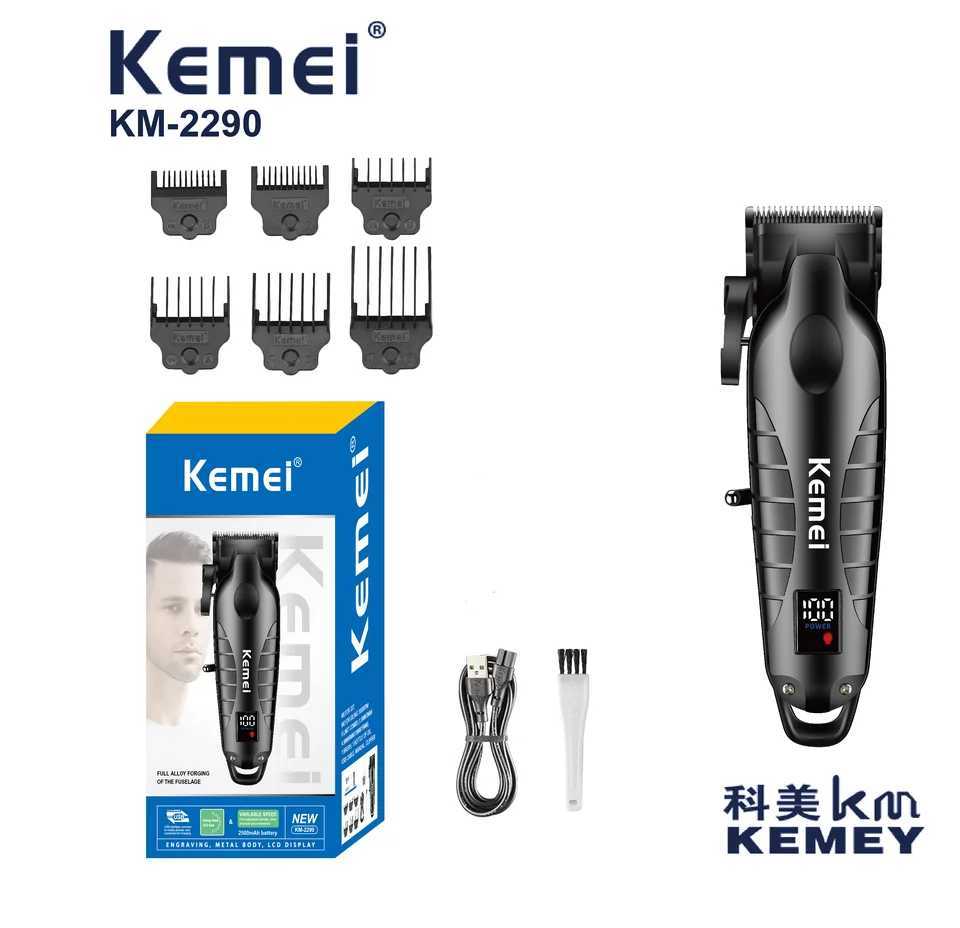 Kemei Professional Salon Electric Hair Clipper Beard Trimmer For Men Best Hair Cutting Machine R250926
