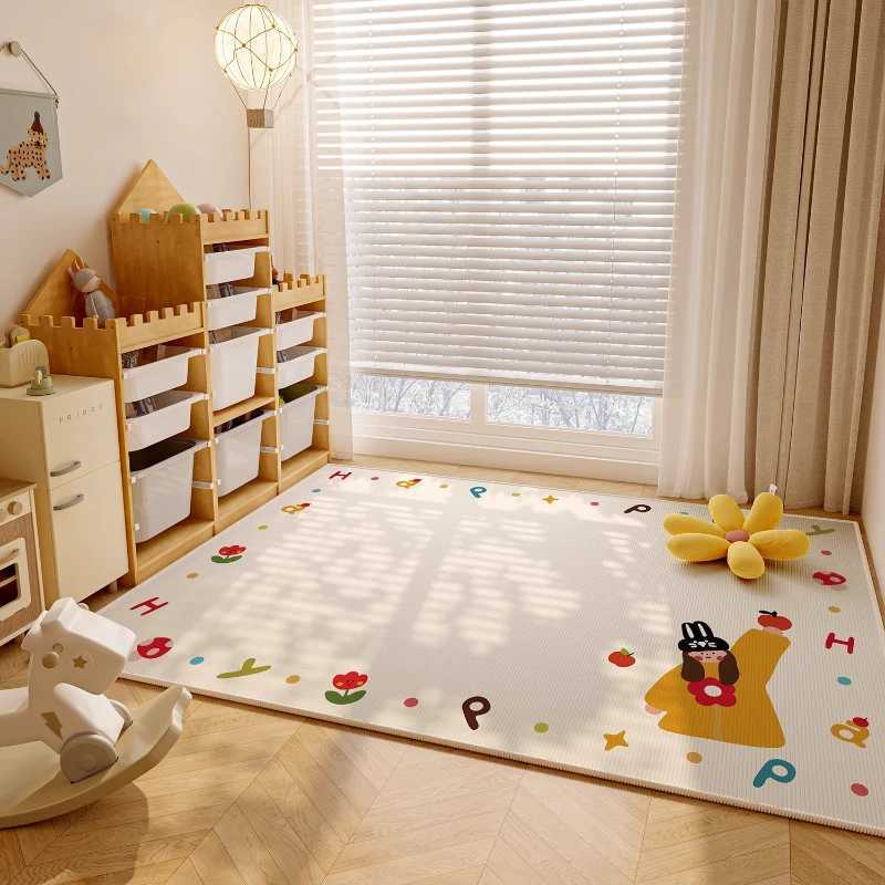 Cartoon Style Carpets for Living Room Large Area Bedroom Decor Girl Carpet Washable Lounge Soft Floor Mat Children Antislip Rug C250926