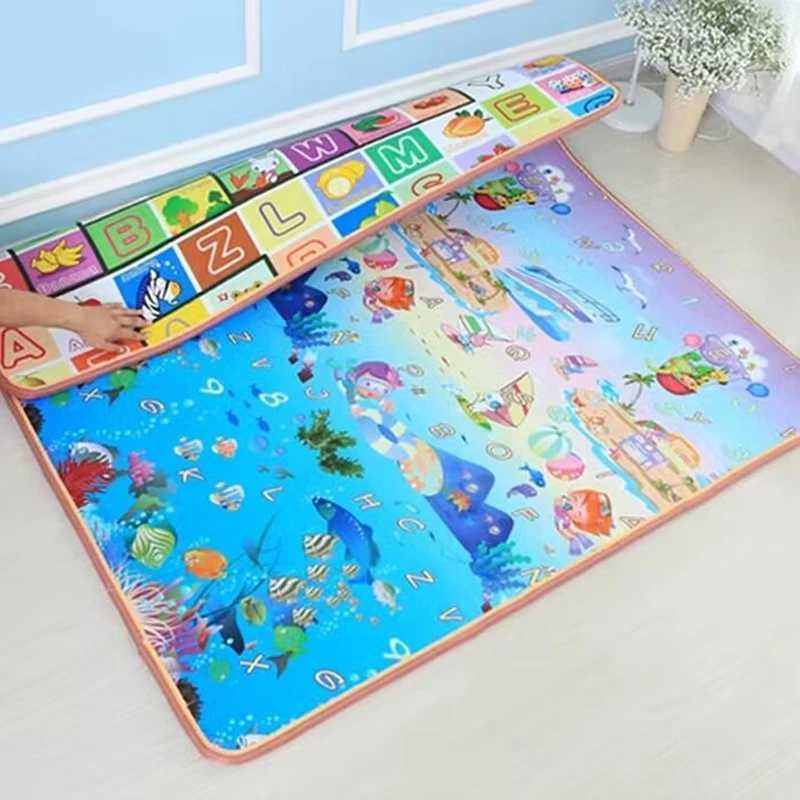 200x180180x150180x120cm Play Mat for Childrens Thick Safety Mat Friendly Crawling Play Mats Folding Mat Carpet Rug Playmat C250926