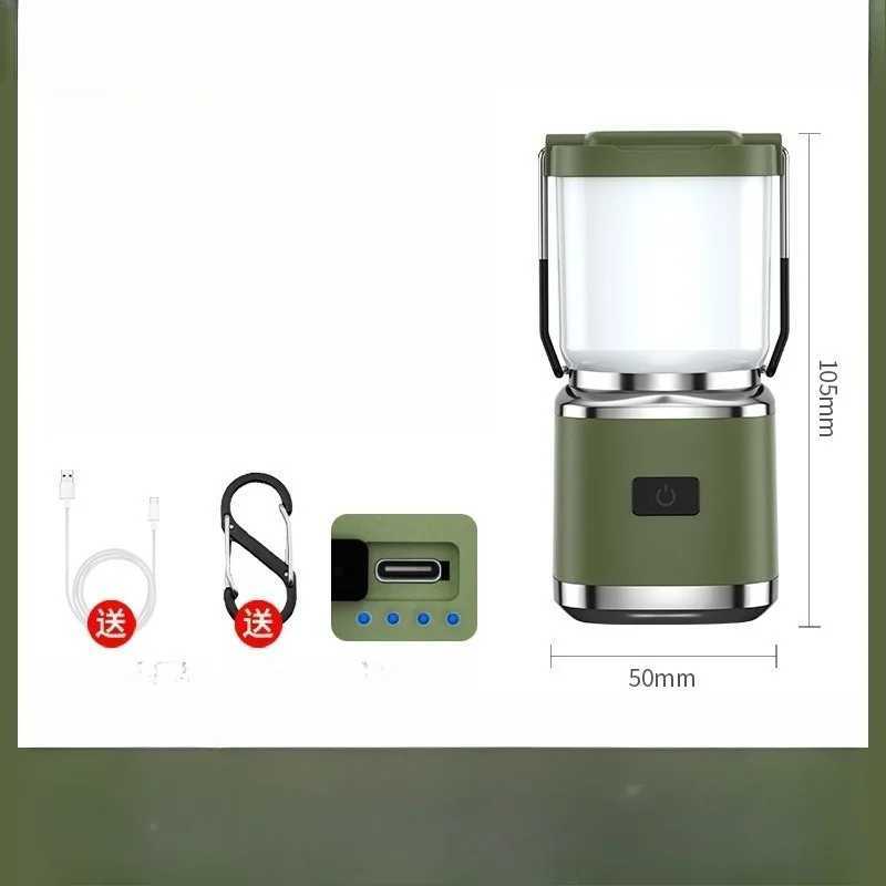 Mini camping lantern portable outdoor dimmable charging longlasting handheld mood light for camping C250925