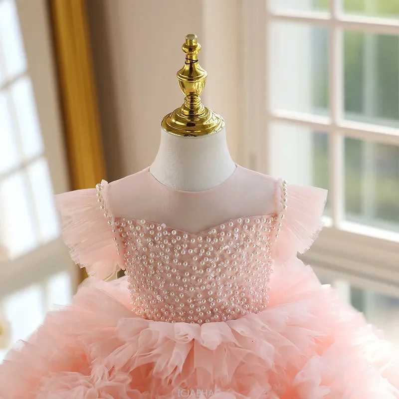 2025 Princess Luxury Formal Dress Girls Birthday Party Puffy Gown Hostess Performance Pageant Girl Outfits Banquet Flower Z250926