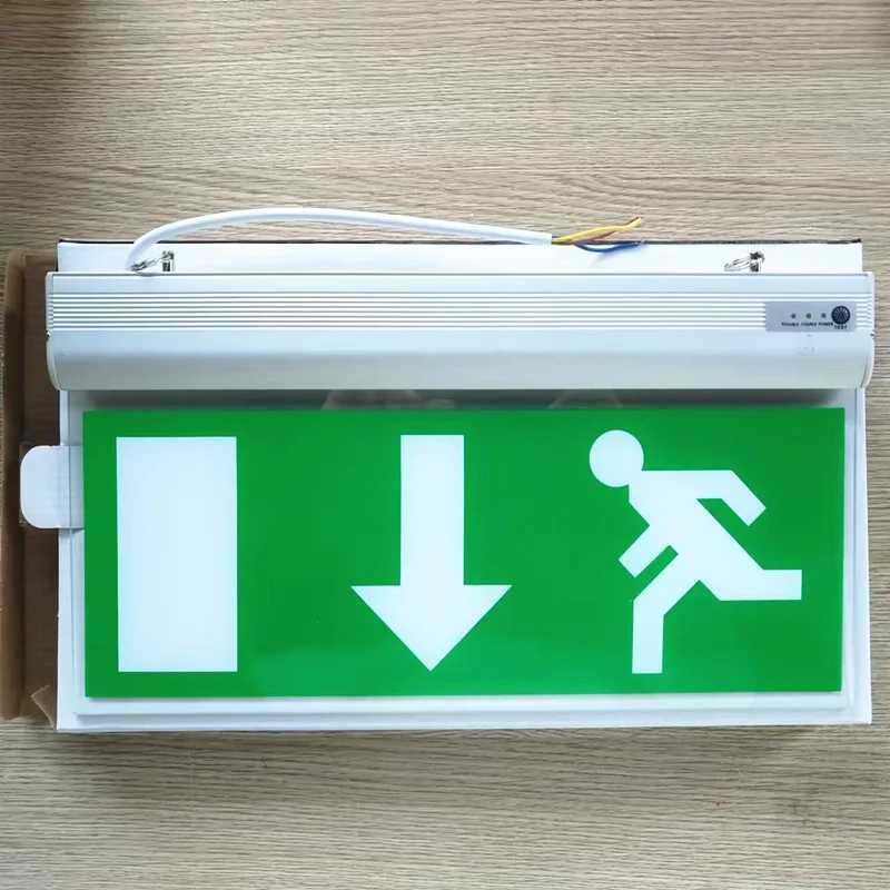 Emergency Exit Light Stays On 24 Hours A Day PowerOff Emergency Lighting Lasts For 90 Minutes Lithium Battery Light Ac85265v C250925