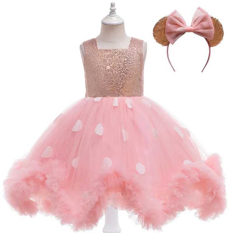 16 year old Girls dress party fluffy mesh Tutu Dress dot princess dress childrens skirt dress wedding party dinner dress Z250926