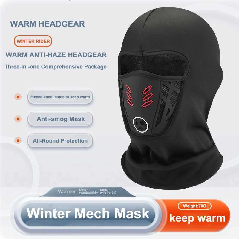 ANTIHAZE Motorcycle Riding Balaclava Cycling Full Face Mask Ski Hood Beanies Windproof Soft Outdoor Warm Bike Headwear Z250926