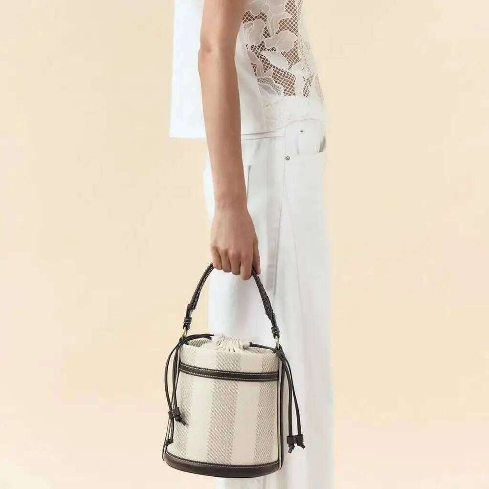 Fashion Bucket Summer Straw Beach Bag, Casual Travel Vacation Handbags, Women's Leisure Outdoor Crossbody Bag