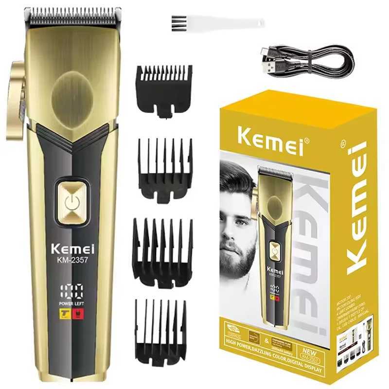 Kemei Professional Hair Clipper Cordless Beard Hair Trimmer Mens Electric Hair Cutting Machine Rechargeable Adjustable Set R250926
