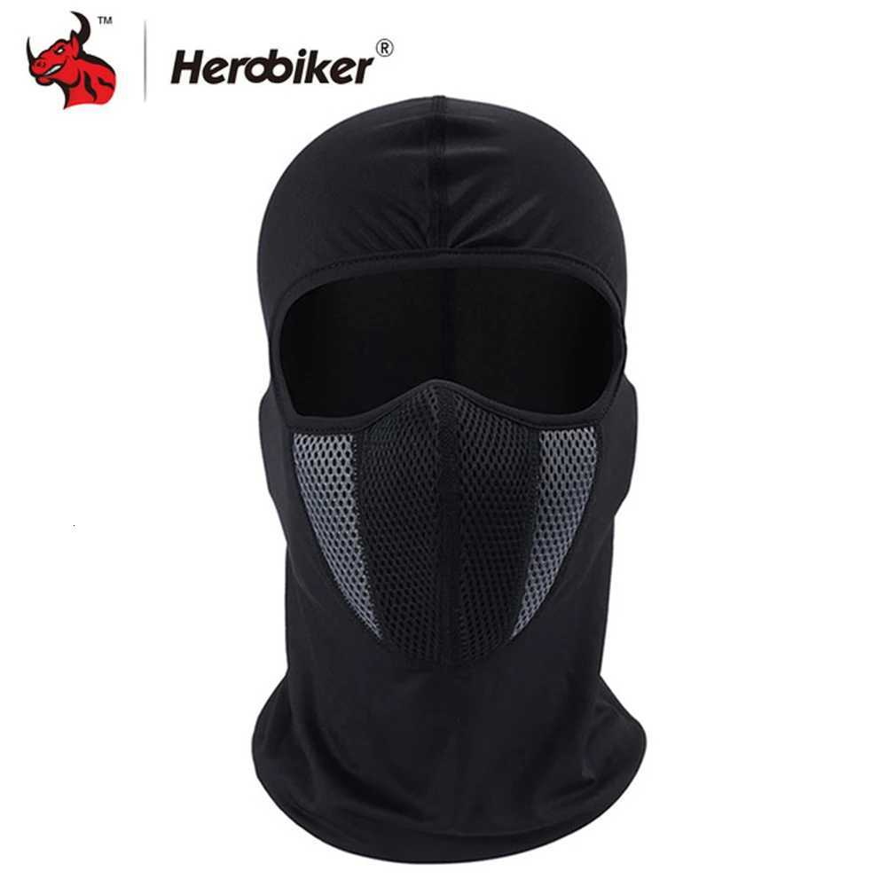 HEROBIKER Balaclava Motorcycle Face Mask Moto Helmet Bandana Hood Ski Neck Full Face Mask Windproof Dustproof Face Shield Z250926