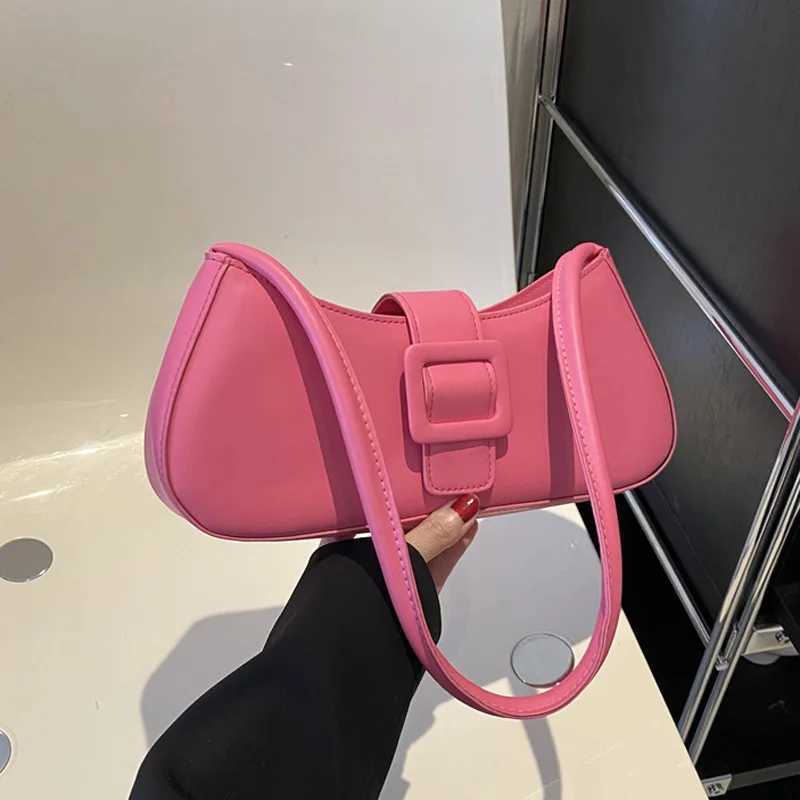 Fashion Designer Handbags Women Shoulder Bag Simple Style Solid PU Leather Ladies Underarm Bags Z250926