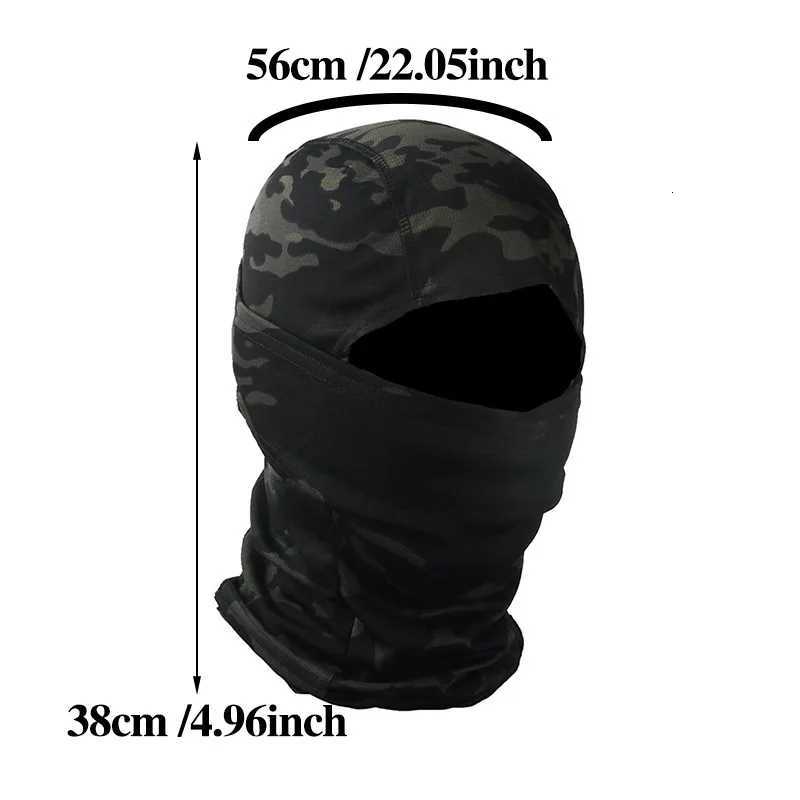 26 Colors Military Balaclava Outdoor ThinFleece Cycling Snowboard Hood Protection Army Tactical Camo Hats Head Face Cover Z250926