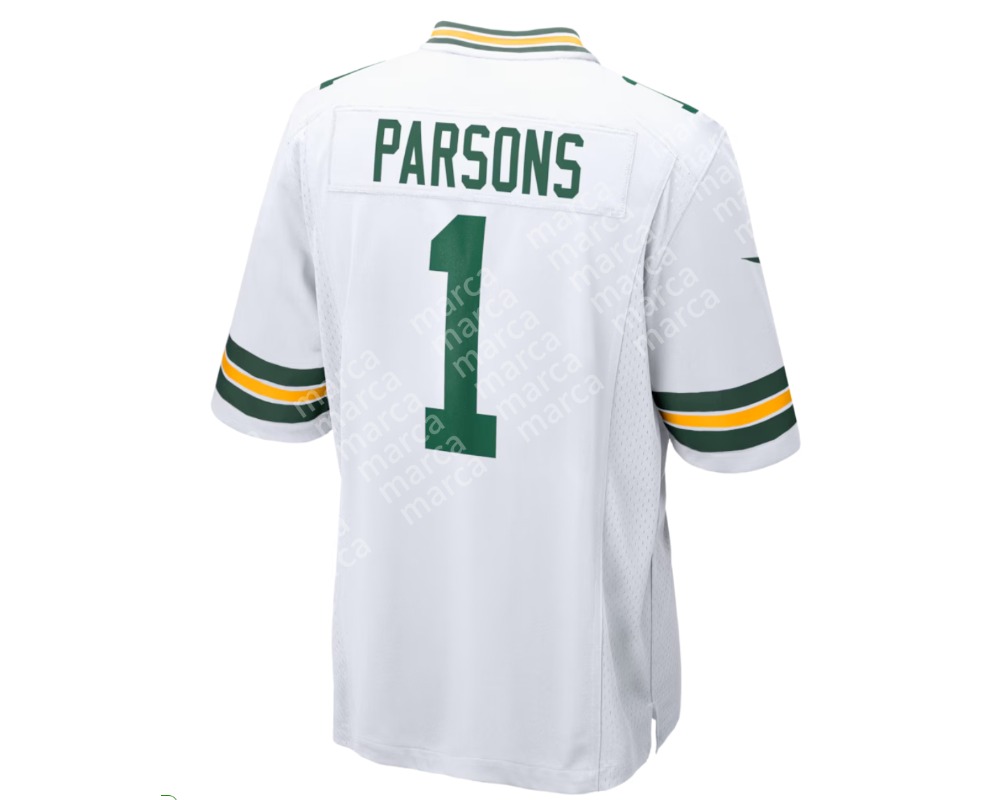 1 PARSONS Football Jersey Love Jersey Golden Willis Brooks Jacobs Doubs Heath Melton Jerseys Any Name Number for fans
